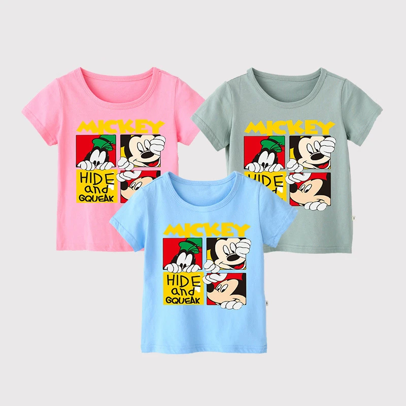 Модная детская одежда для мальчиков Одежда девочек модные детские футболки