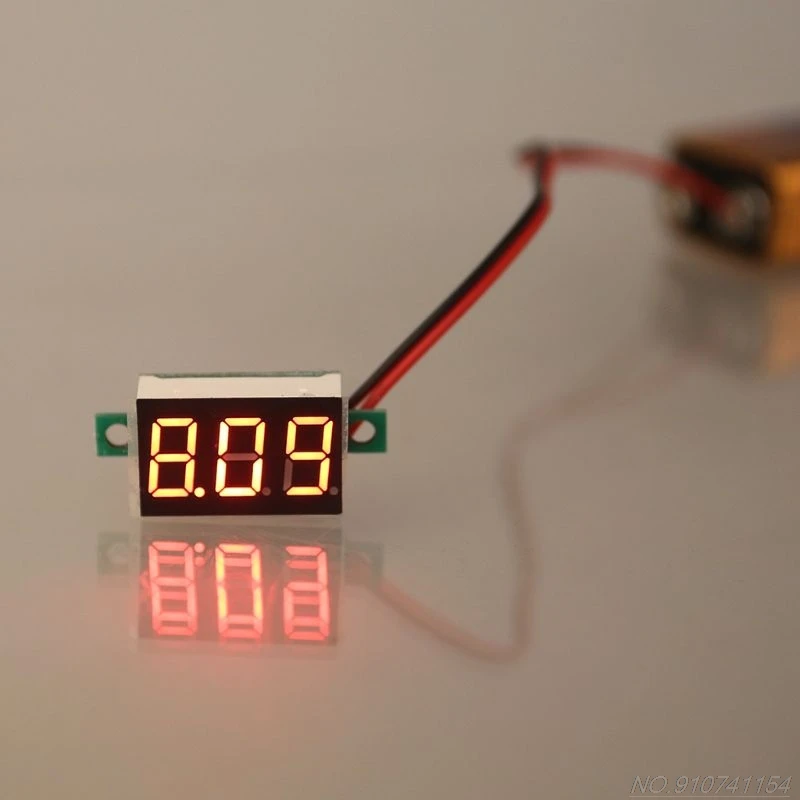 

0.36" Digital Voltmeter DC 4.5-30V 2 Wires Red LED Display Panel Voltage Meter N30 20 Dropshipping