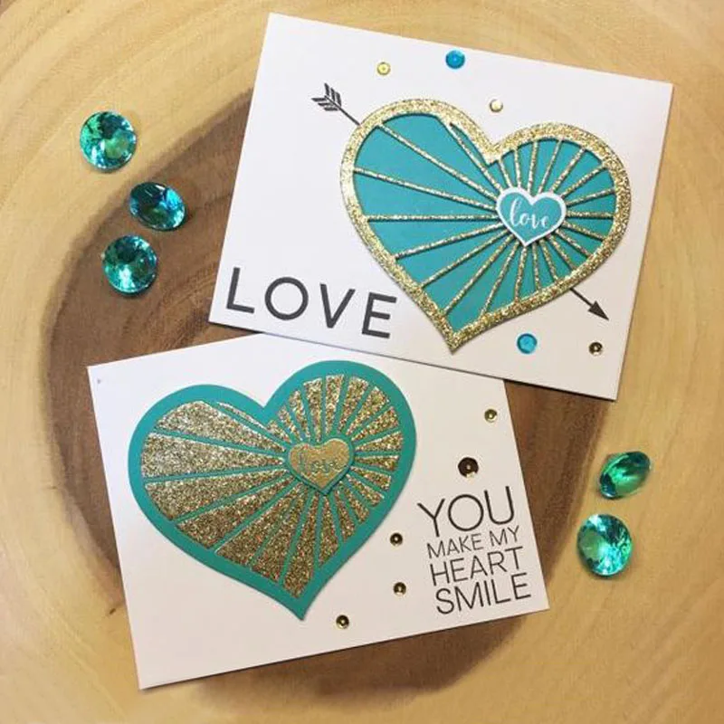 

Rose Heart Happy Word Valentine's Day Metal Cutting Dies DIY Scrapbooking Crafts Card Making New Die Cuts 2020