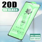 Защитное стекло 20D с закругленными краями для Huawei Y5 Y6 Y7 Y9 Pro Prime 2018 2019, закаленное стекло, защитная пленка для экрана