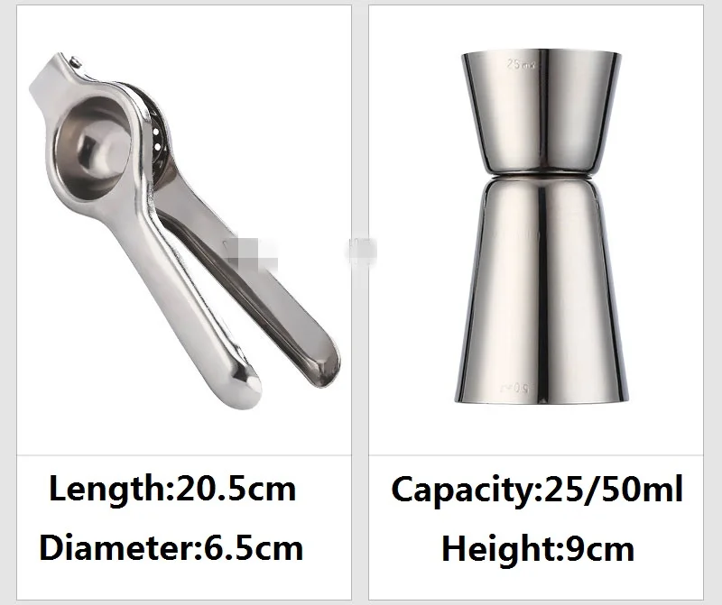 Шейкер барные сеты Нержавеющая сталь гостиная Кубок Бостон шейкер для коктейлей