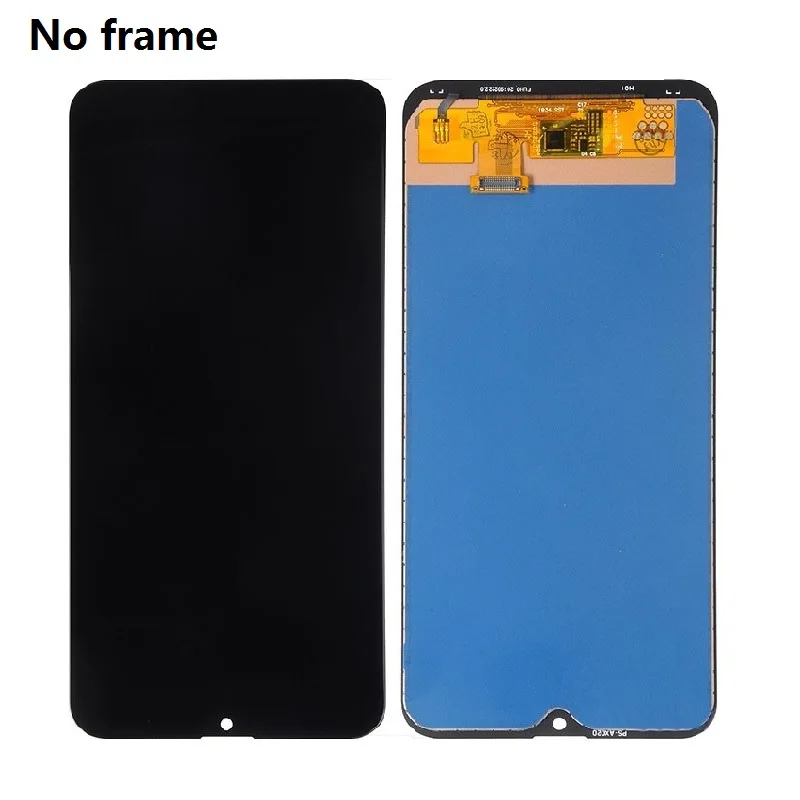 Tested LCD Display Touch Screen Digitizer For Samsung Galaxy A20 A205 SM-A205F A205FN A205F/DS A205M A205GN/DS Frame Replacement | Мобильные