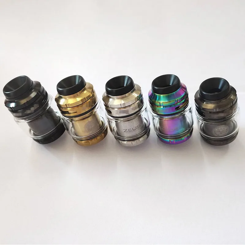 Атомайзер Zeus X Mesh RTA Dead Rabbit V2 с баком на 4 5 мл моды для электронных сигарет двойной