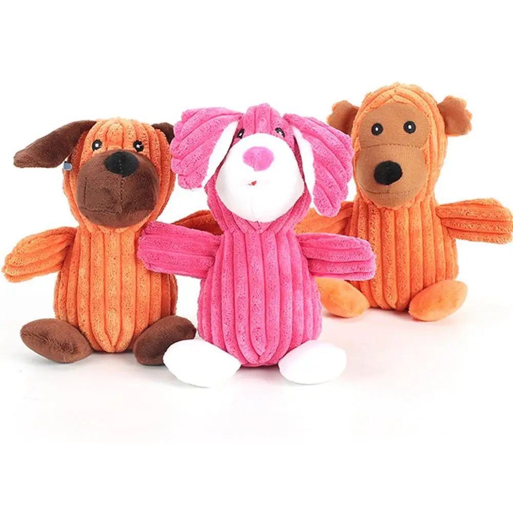 

Dog Chew Squeak Toys Giraffe Fleece Rope Interative Toy Animals Plush Puppy Deer for Pet Dogs Cat Chew Squeaking Toy