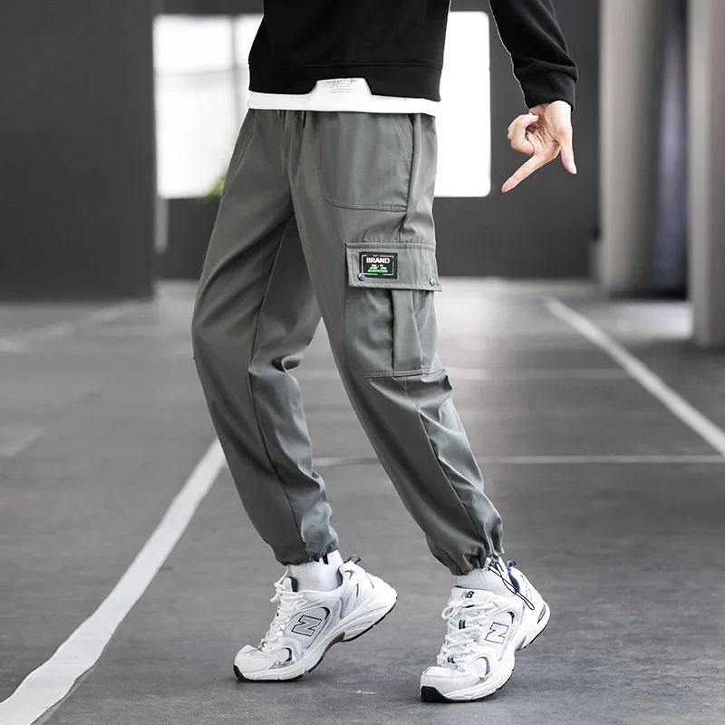 

and the outdoor overalls male pants big yards straight men's uniforms overalls Japanese more than casual pants pocket