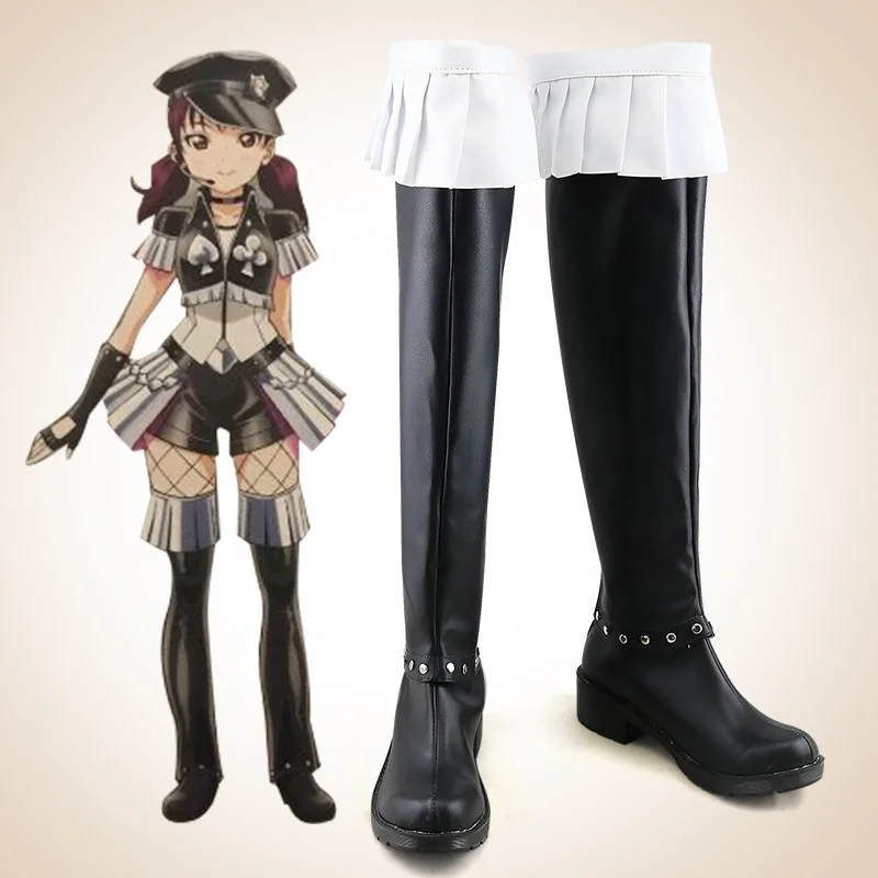 

Unisex Anime Cos Kazuno Leah Cosplay Costumes Boots Custom Made