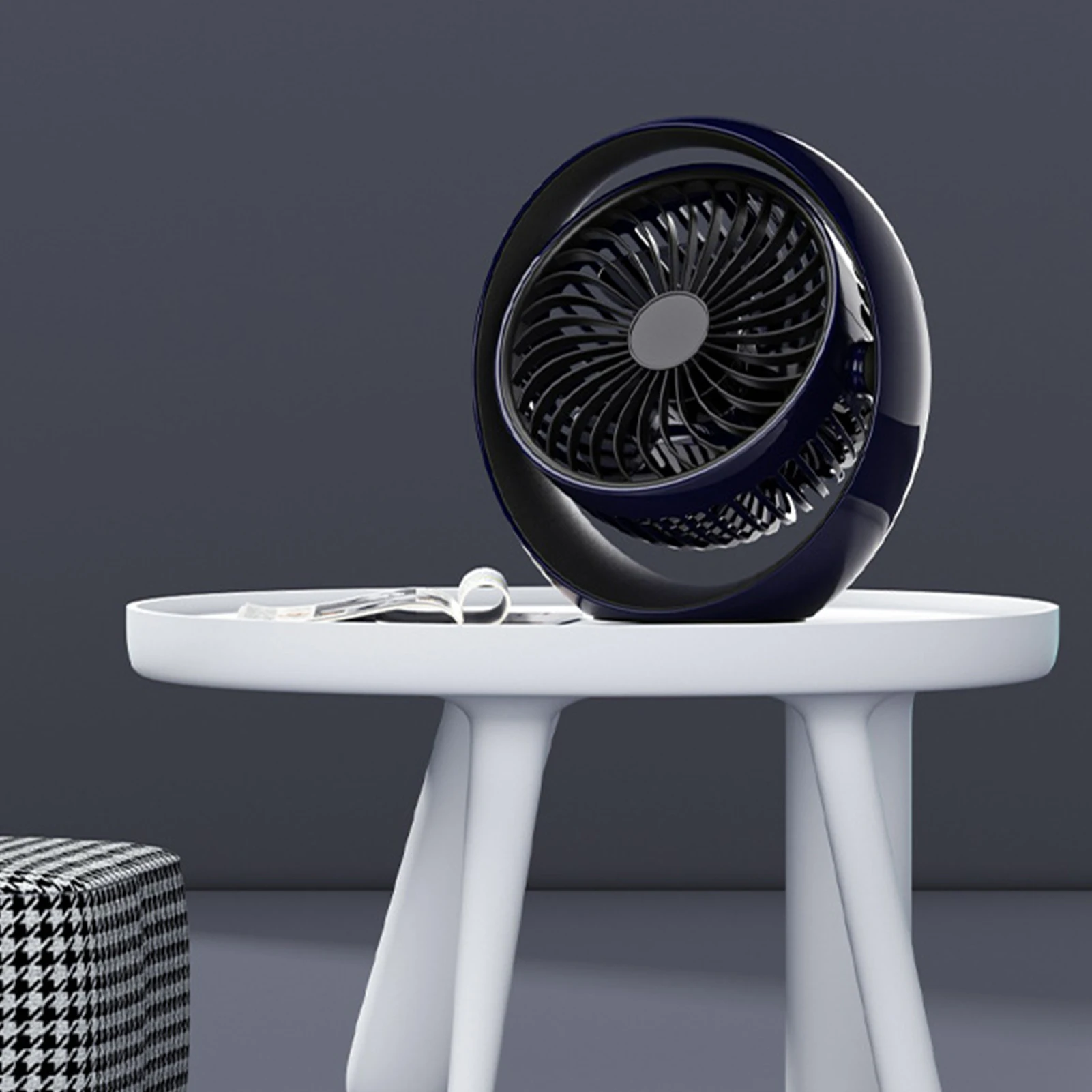 Электрический вентилятор портативный охлаждающий ABS Мини USB Настольный для