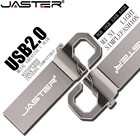 USB-флеш-накопитель JASTER в виде металлического карабина, серебристый, 3264 ГБ