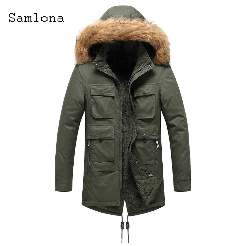 

Mens Hooded Wool & Blends Coats Ladies Fur Lining Coat Single breasted Overcoat Men Winter Warm Clothes Jacket 2020 Hoodies