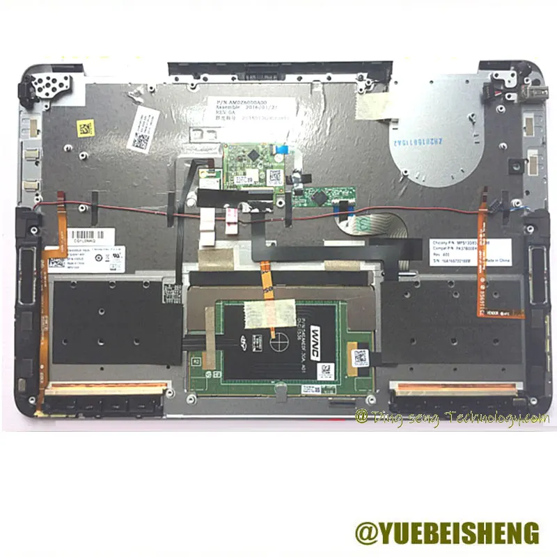 Новинка ультрабук Dell XPS 11 9P33 Palmrest верхняя крышка клавиатуры США с сенсорной