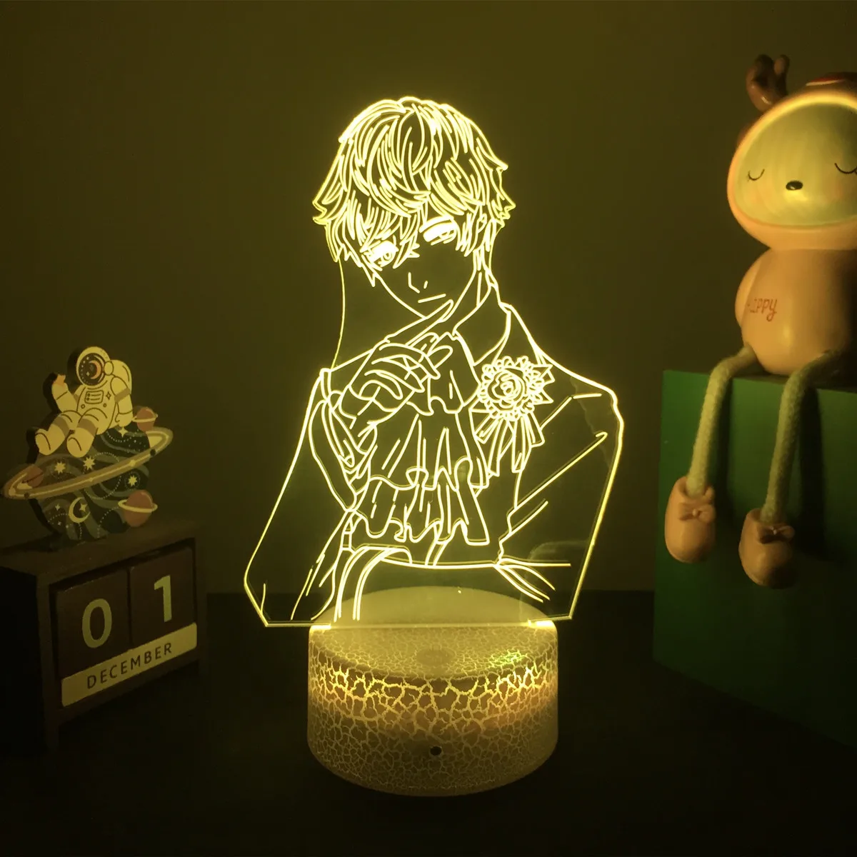 3d-лампа аниме Мистик-мессенджер светодиодный ночсветильник для детской комнаты