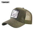 Бейсболка TQMSMY для мужчин и женщин, однотонная бейсболка с вышивкой, с сетчатым козырьком, для улицы, TMDHXN