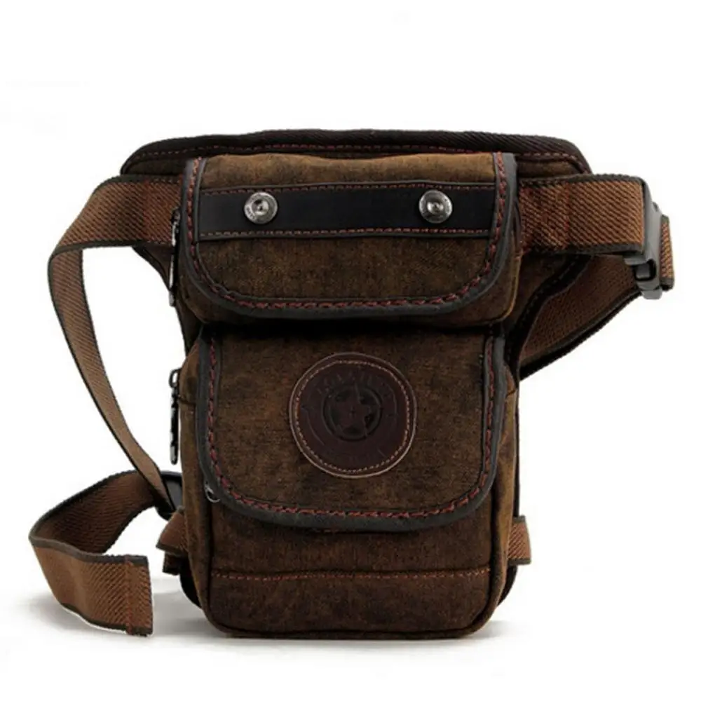 Холщовая винтажная поясная сумка для мужчин забавные мессенджеры на ремне через
