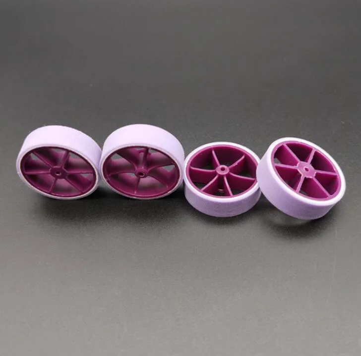 4 шт. ручная отделка покрышек красочные ручные Обрезки шин запасные части для Tamiya