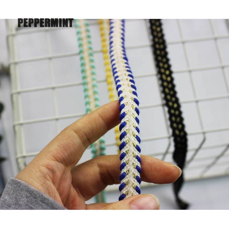 Плетеная тесьма из хлопка 1 ярд см для рукоделия костюмированная одежда товары