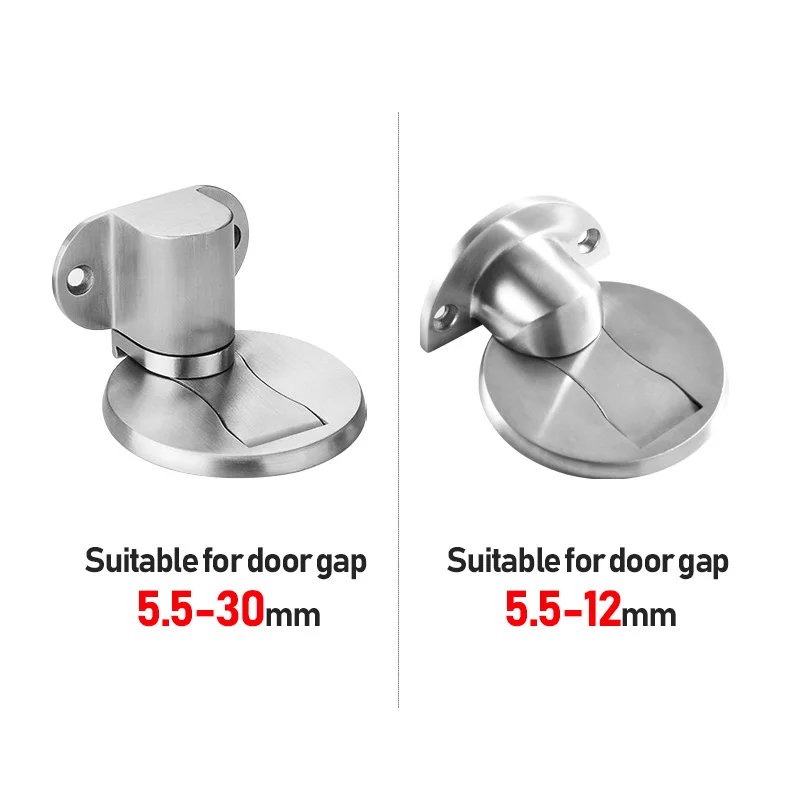 Магнитные дверные упоры из нержавеющей стали регулируемые магнитные Упоры для