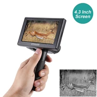 handheld night vision 4 3inch led hd large screen with infrared laser light dual use day and night for camping hunting equipment