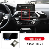 new electric car mobile phone holder for bmw x3 x4 2018 2019 2020 2021air vent mount mobile cell stand gps support 360 rotatable