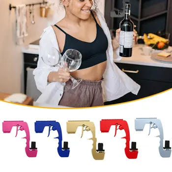 Wine Stopper Champagne Wine Dispenser Bottle Beer Ejector Feeding Bottle Beer Spray Gun Bottle Cap Wine Stopper Ejector Feeding