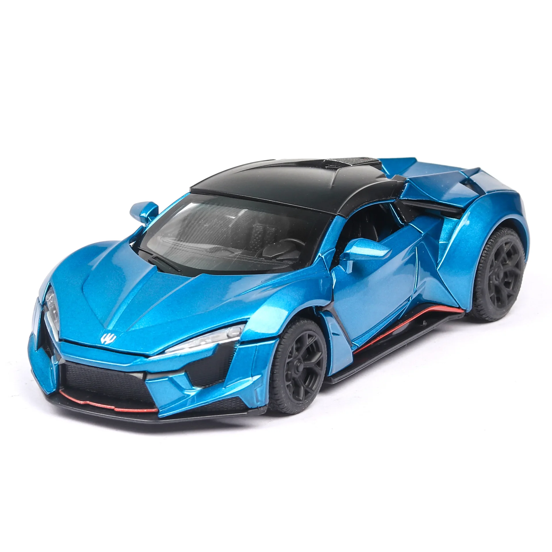 1:32 Lycan supercar со звуком и светом Коллекционная модель игрушечного автомобиля из