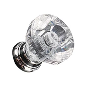 25mm tranparent acrylic kitchen door knobs clear drawer cabinet dresser cupboard pull handle bedroom dropping