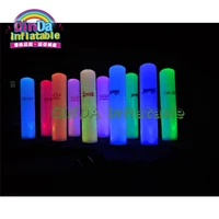 advertising inflatable entrance gate pillar designs for sale pub bar party printed pillar 16colors led