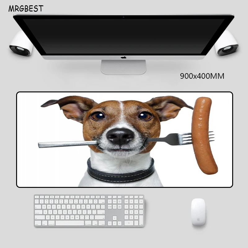 Большой коврик для мыши MRGBEST креативные коврики с рисунком собаки натуральный