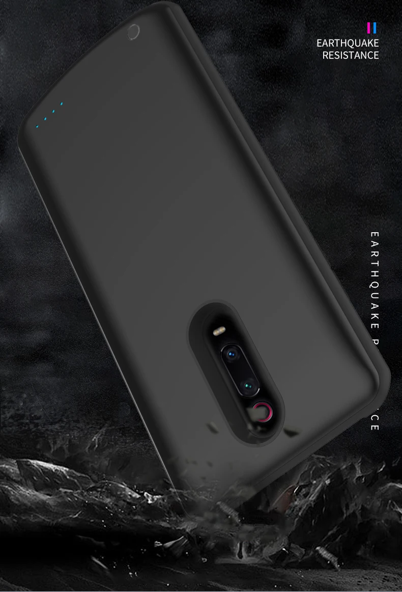 Силиконовый противоударный чехол для зарядного устройства для Xiaomi Mi 9T резервного питания чехол для Xiaomi Mi 9t Pro зарядное устройство задняя крышка чехол