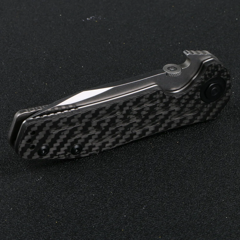 Складной нож TIGEND ZT0630 D2 лезвие из углеродного волокна + ручка титанового сплава