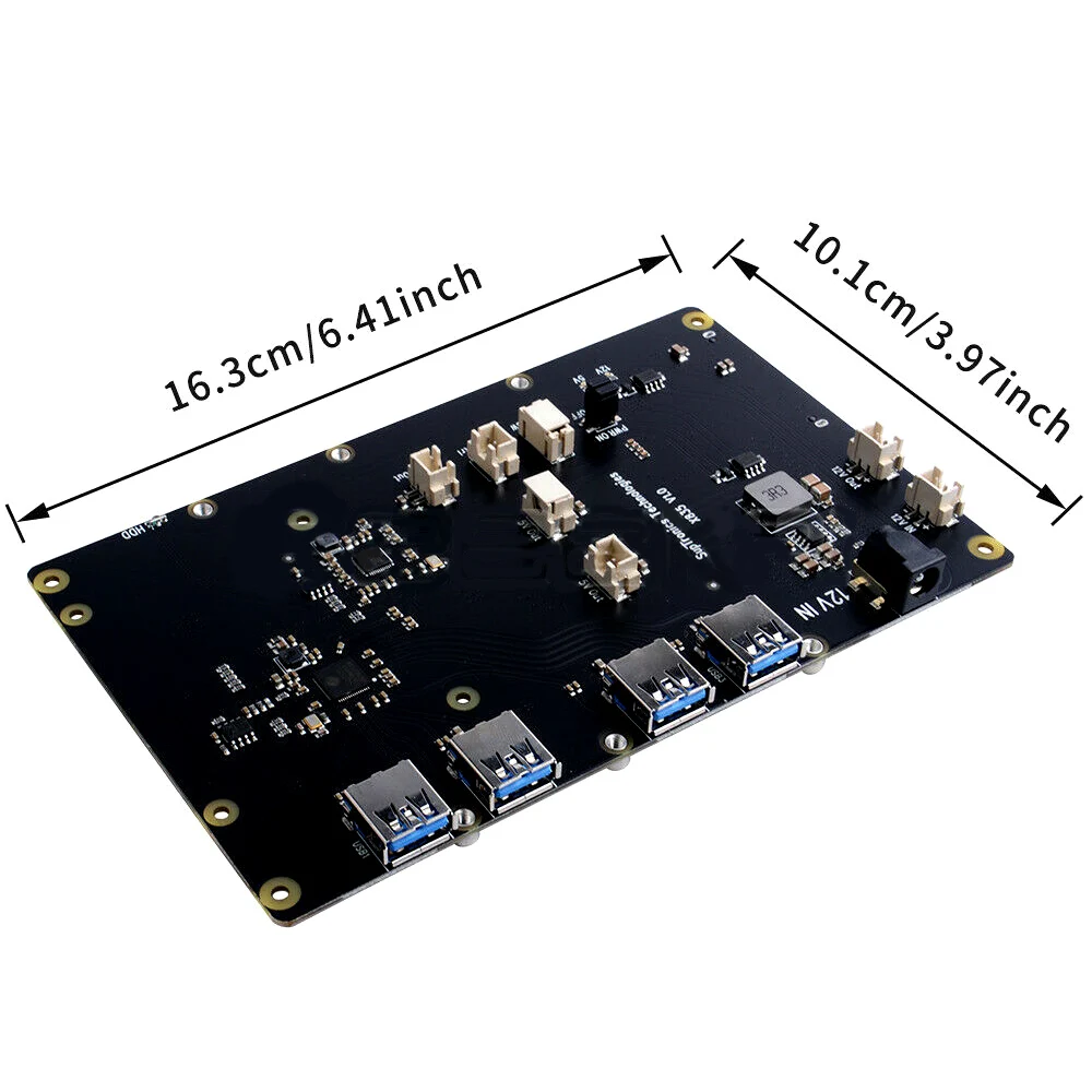 Для Raspberry PI 4 X835 3 5 &quotSATA адаптер Поддержка 10 ТБ дюйма SATA жесткие диски HDD