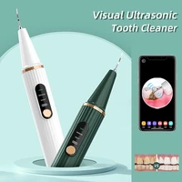 visual electric ultrasonic dental whitening scaler calculus oral tartar remover irrigator tooth cleaner hd endoscope oral care
