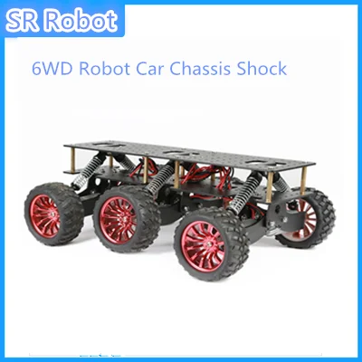 Робот автомобиль Smart 6WD шасси амортизационная платформа для поиска и спасения