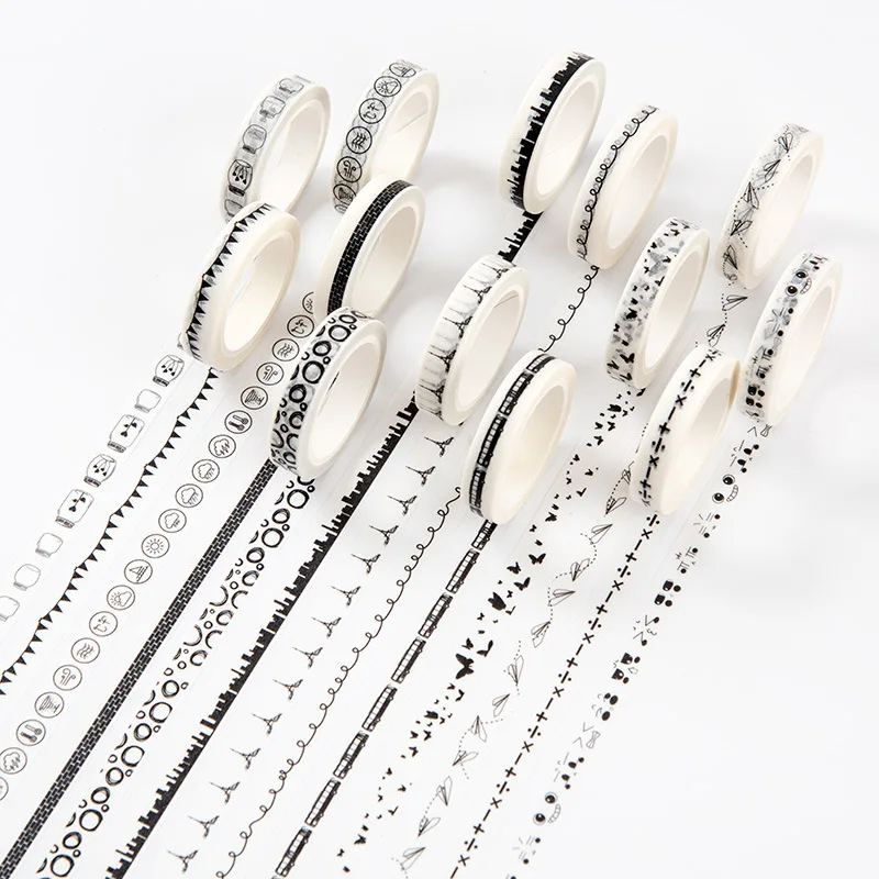 4 шт./лот японская васи лента декоративная скотч декоративные ленты скрапбук