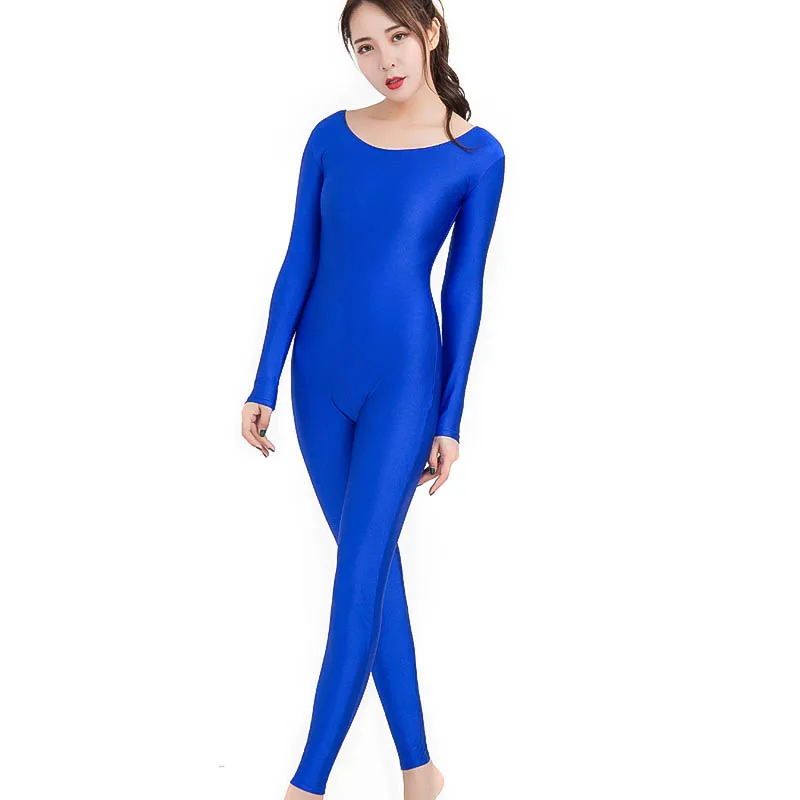 Комбинезон для балерины с длинным рукавом из спандекса | Тематическая одежда и