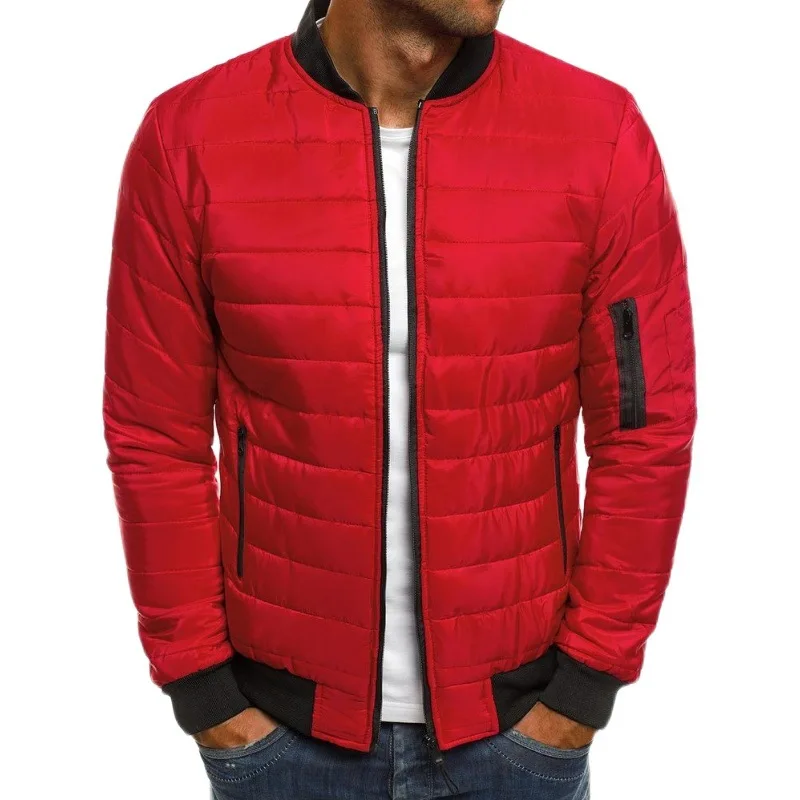 

Foreign Trade Supply of Goods 2020 Autumn and Winter New Style Teenager Men's Warm Slim Fit Quilted Cotton Cotton-padded Clothes