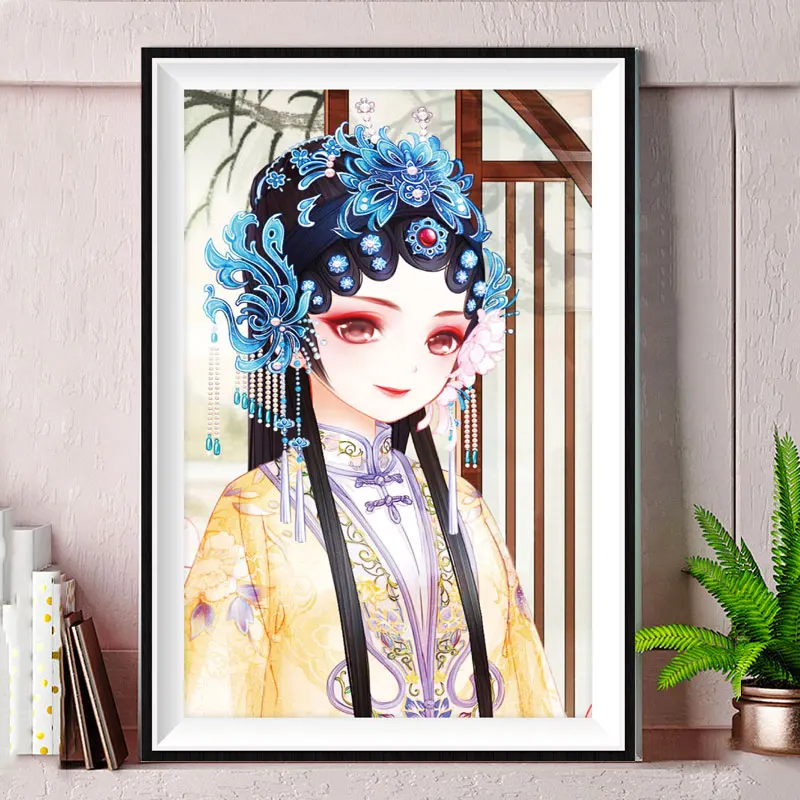 

Набор для вышивки «Опера Хуа дан Пекин», 11 карат