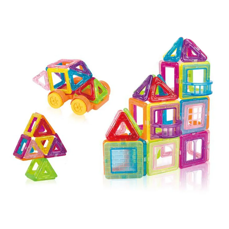 142 шт. Мини Магнитный конструктор пластиковый магнитные игрушки развивающие для