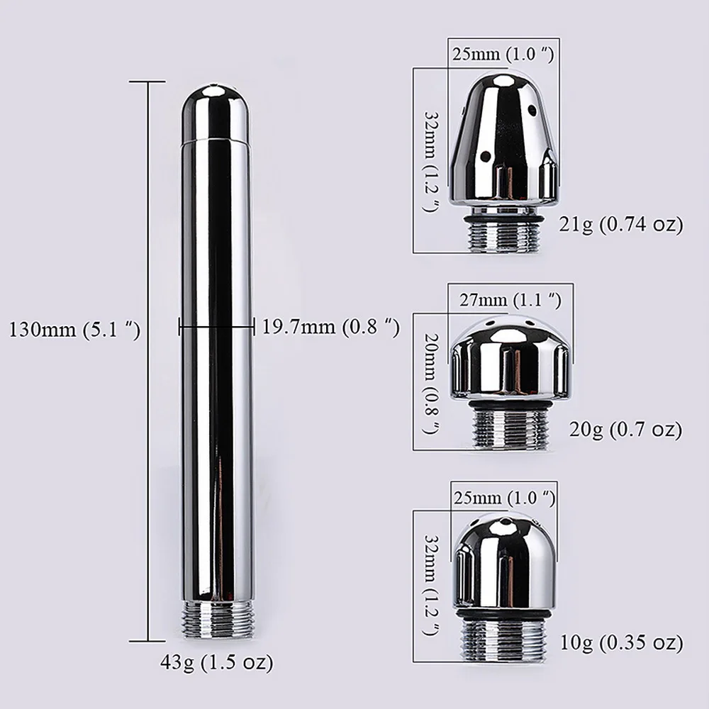 Алюминиевый сплав Анальный Душ очистка клизмент с 3 вида стилей затычка для