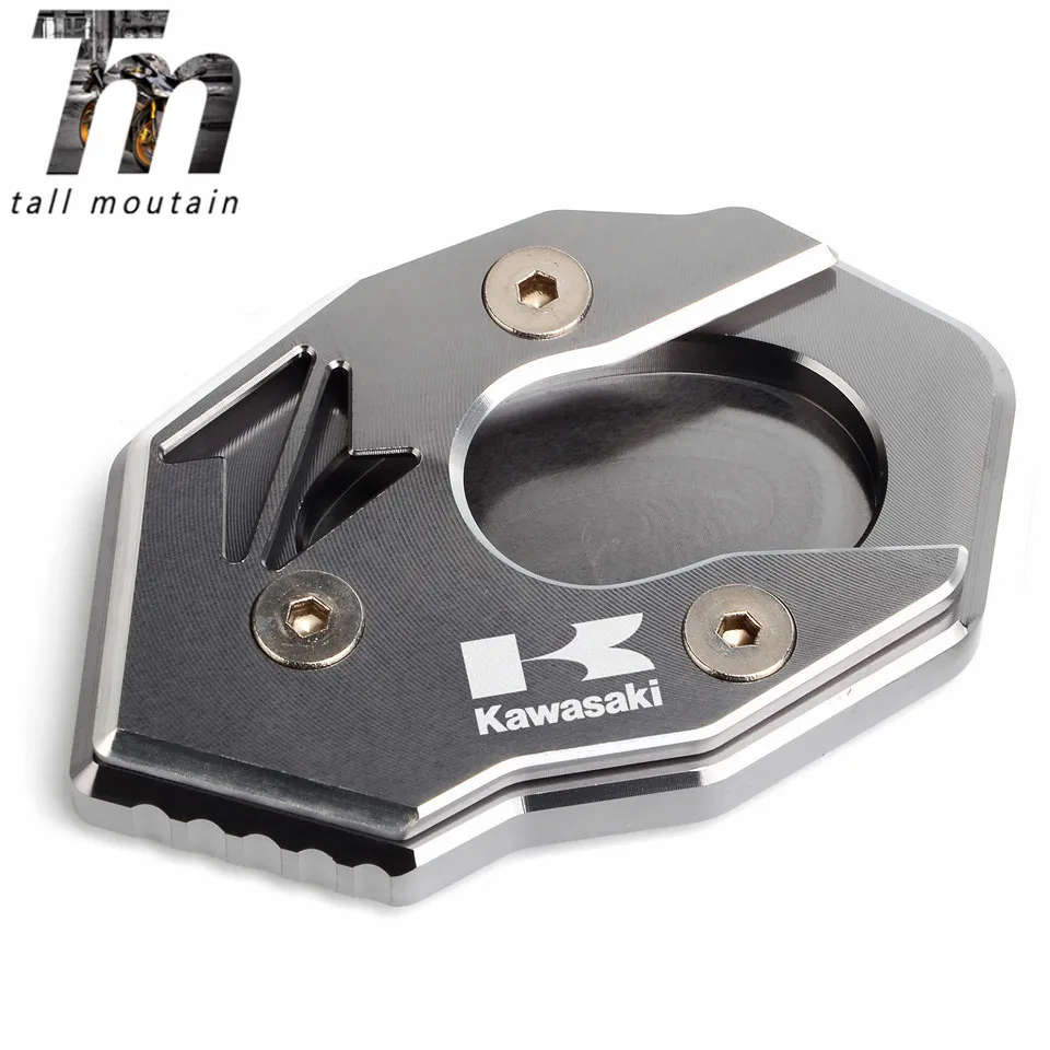 

Motorcycle CNC Alunimun Kickstand Plate Extension Stand Enlarger For Kawasaki Z650 Z900 Z1000 Z1000SX ER-6N ZX6R ZX10R Z 650