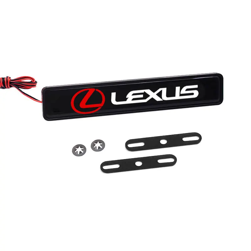 Хромированная передняя решетка капота 1 шт. эмблема светодиодсветодиодный