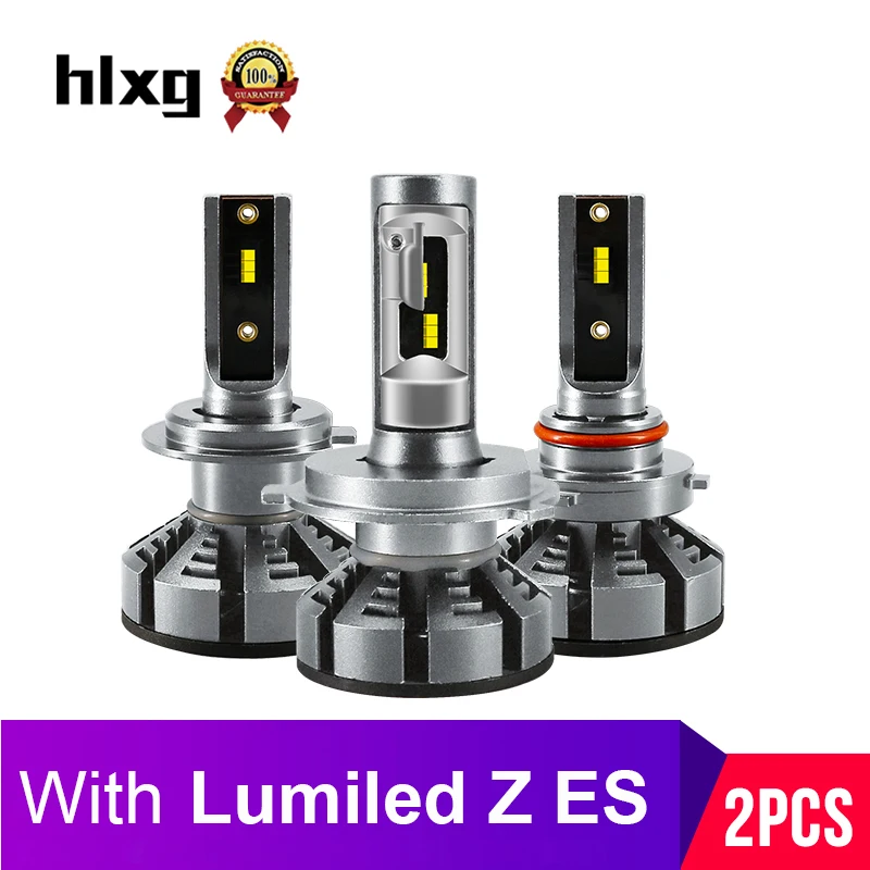 С Lumi светодиодный s Luxeon зэс H7 H4 автомобильные лампы для передних фар H1 H11 H8 HB3 9005 HB4