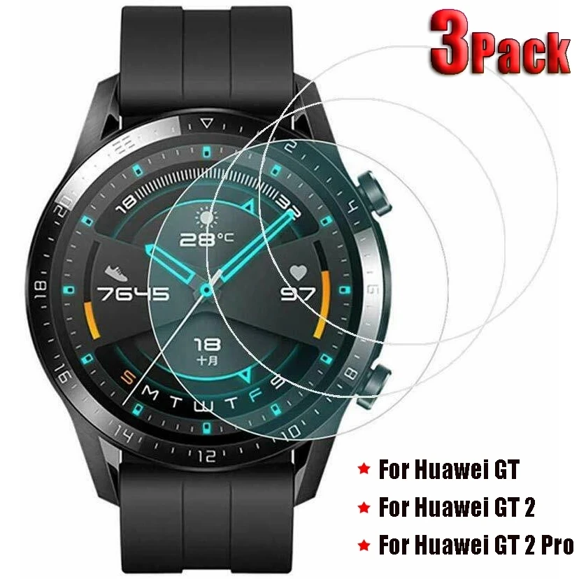 Закаленное стекло 9H для смарт-часов Huawei Watch GT 2 2E 2Pro 3Pro защитная пленка экрана Honor