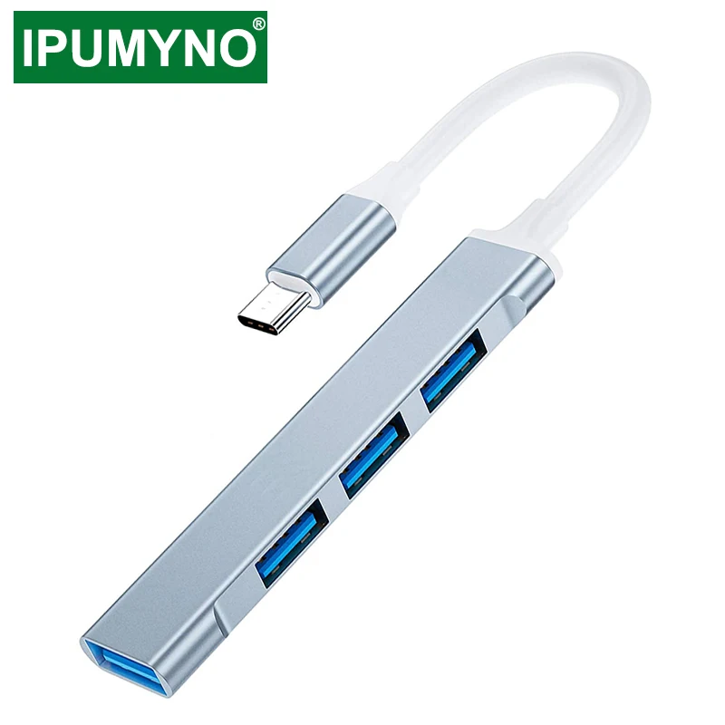 Usb-хаб 3 0 Otg Тип C 1 мульти 4 порта ноутбук ПК компьютер аксессуары для Macbook Pro Air