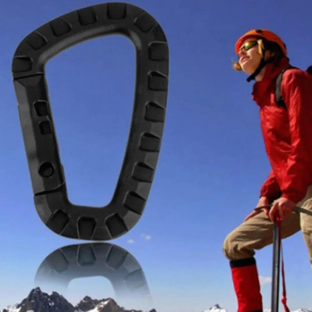 5 Pcs/ Set D Ring Key Chain Clip Hook Outdoor Carabiner Keychain Camping Hiking Climbing Buckle Snap Tools | Спорт и развлечения