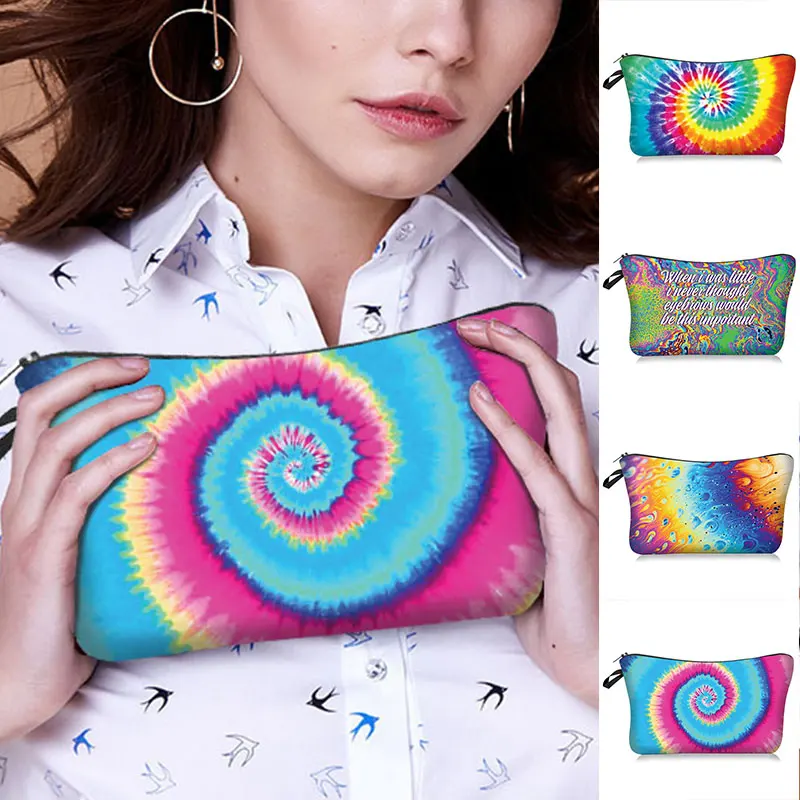 

Women Cosmetic Bag Portable Cute Multifunction Beauty Zipper Travel Letter Makeup Bags Pouch Toiletry Organizer Holder Toiletry