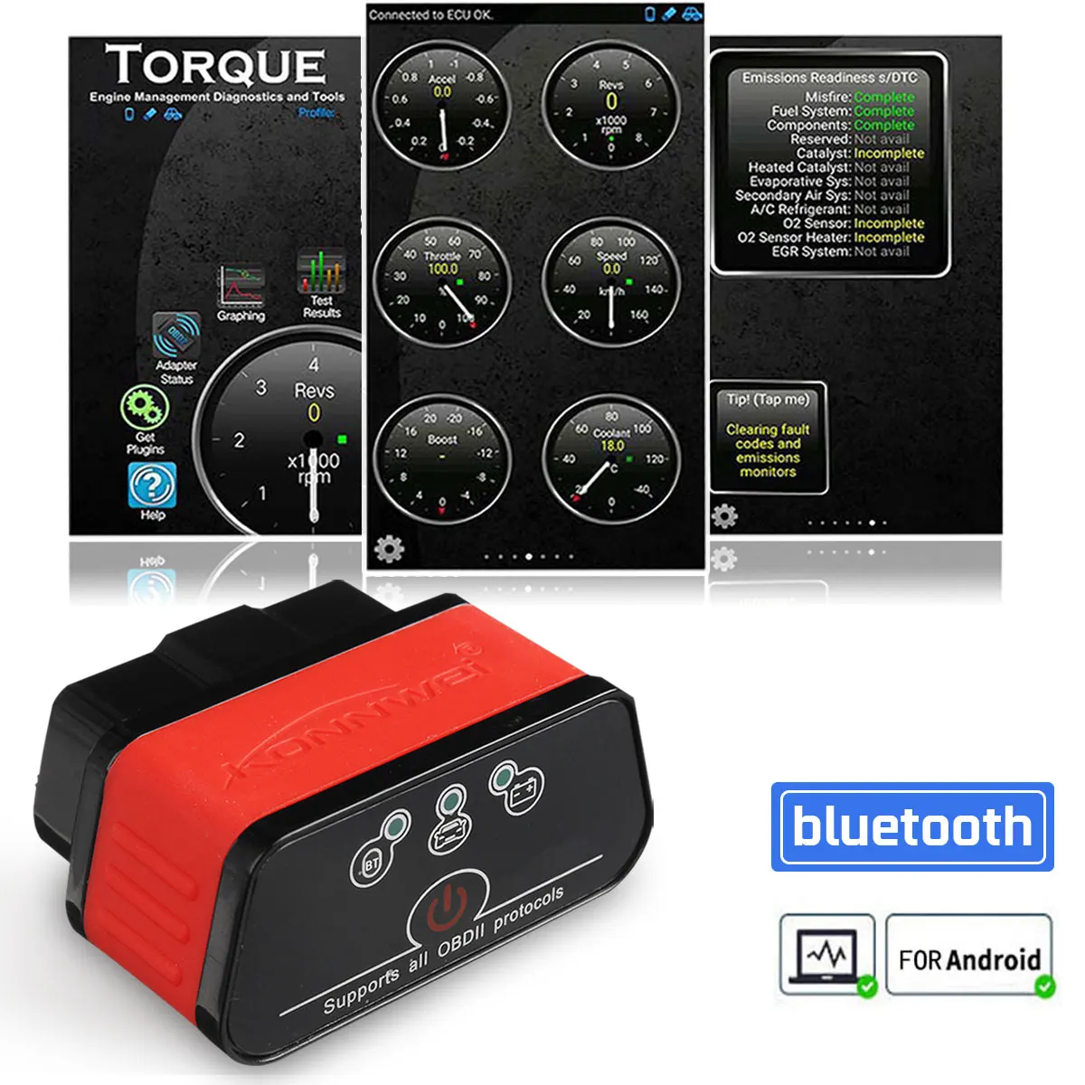 Автомобильный диагностический сканер OBD 2 для ELM327 ODB2 bluetooth Car2 ELM 327 в 1 5 EML327 OBD2 чип