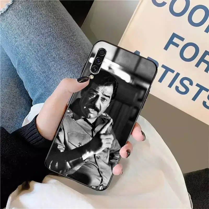 

Saddam Hussein Arabic Iraq president Phone Case For Samsung galaxy S 9 10 20 A 10 21 30 31 40 50 51 71 s note 20 j 4 2018 plus