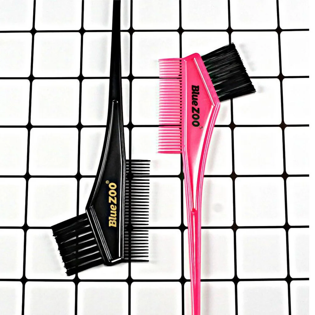 

2Pcs Professional Dye Paint Brush Dyeing Comb Plastic Barber Shop Hair Dye