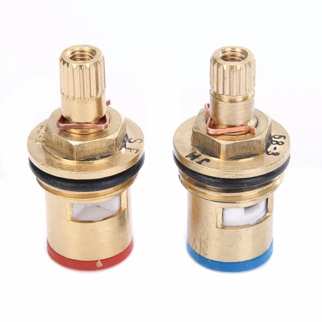 2 шт. большой латунный Керамический дисковый картридж клапаны Mayitr четверть