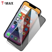 9d full coverage tempered glass film privacy screen protector for iphone x xr 12 13 pro max screen protectors